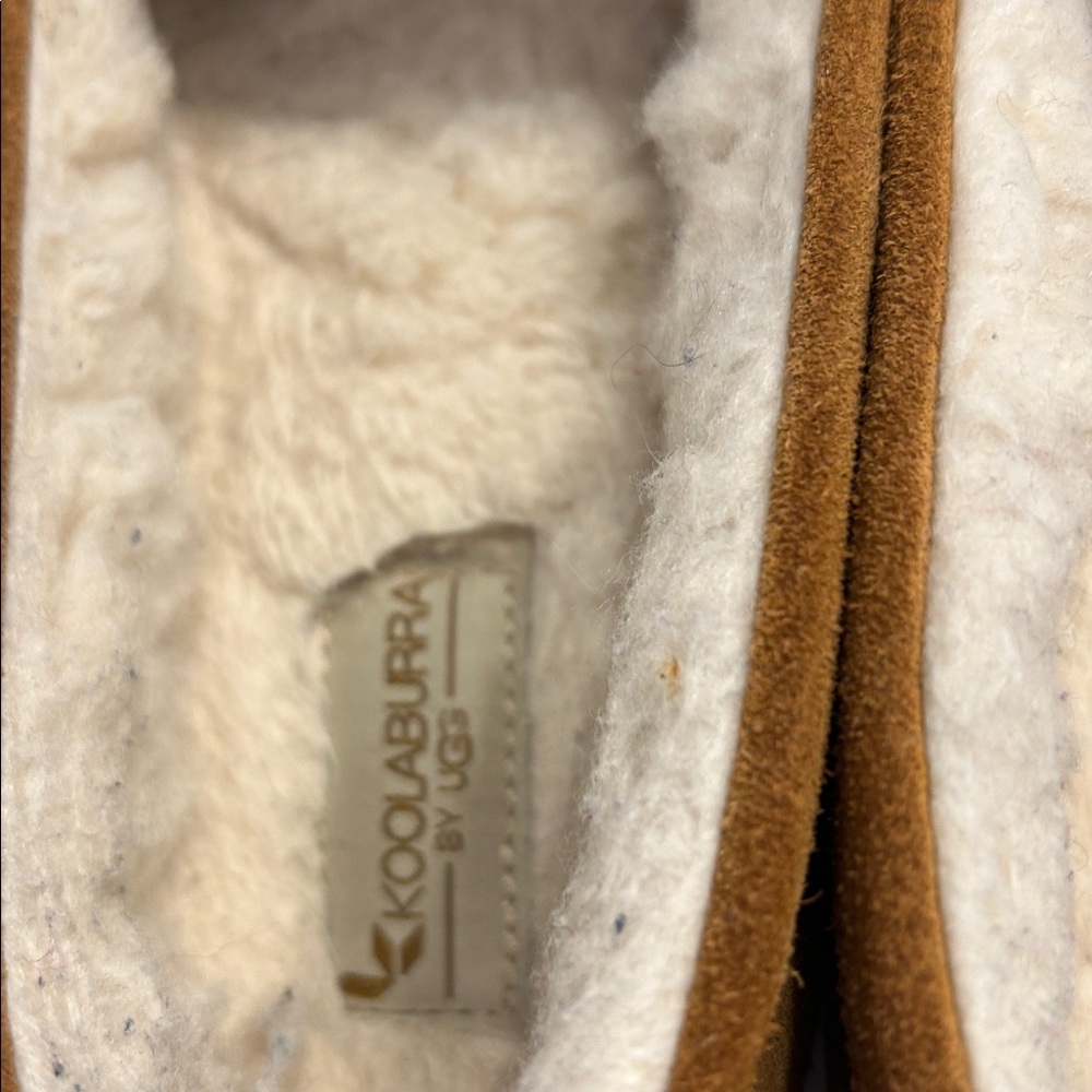Women’s Koolaburra Tan Suede Slip-On Loafers - Picture 6 of 6